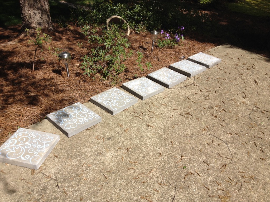 Painted Pavers... cookiesandcurtainscookiesandcurtains